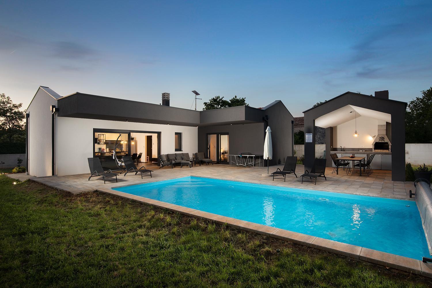Vila Nora With Heated Pool Marčana Dış mekan fotoğraf